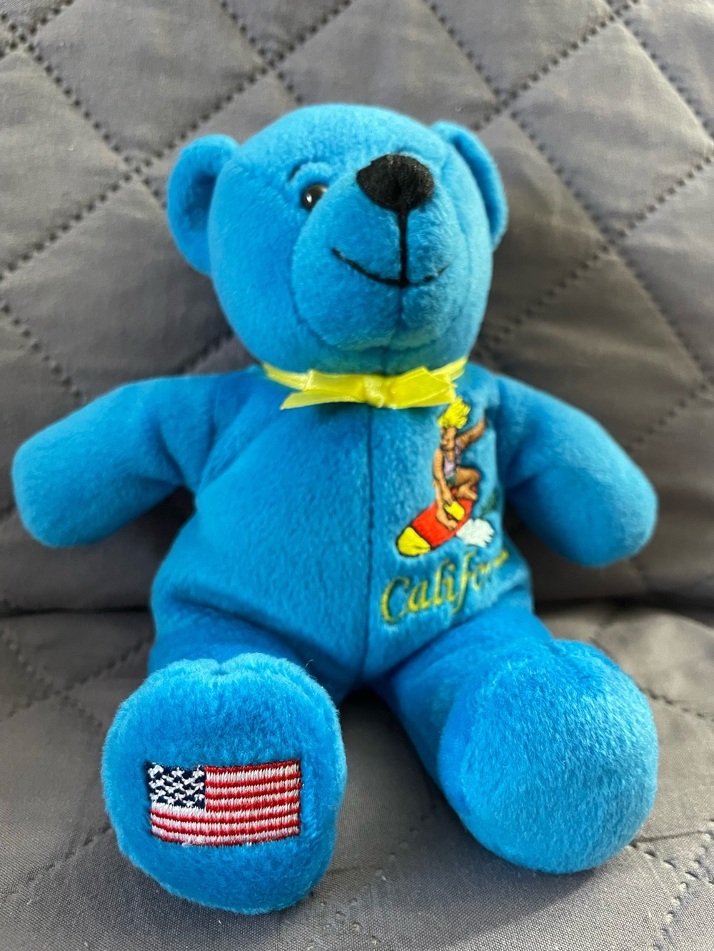 SYMBOLZ California “The Golden State” Blue Teddy Bear Plush Collectible